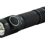 Nitecore E4K Compact EDC Flashlight - 4 x CREE XP-L2 V6 - 4400 Lumens - Uses 1 x USB-C Rechargeable 21700 (Included) or 2 x CR123A or 2 x RCR123