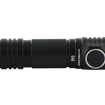 Nitecore E4K Compact EDC Flashlight - 4 x CREE XP-L2 V6 - 4400 Lumens - Uses 1 x USB-C Rechargeable 21700 (Included) or 2 x CR123A or 2 x RCR123