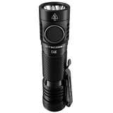 Nitecore E4K Compact EDC Flashlight - 4 x CREE XP-L2 V6 - 4400 Lumens - Uses 1 x USB-C Rechargeable 21700 (Included) or 2 x CR123A or 2 x RCR123