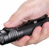 Nitecore E4K Compact EDC Flashlight - 4 x CREE XP-L2 V6 - 4400 Lumens - Uses 1 x USB-C Rechargeable 21700 (Included) or 2 x CR123A or 2 x RCR123