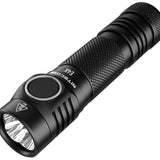 Nitecore E4K Compact EDC Flashlight - 4 x CREE XP-L2 V6 - 4400 Lumens - Uses 1 x USB-C Rechargeable 21700 (Included) or 2 x CR123A or 2 x RCR123