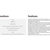 Nitecore EBP10 Mini Portable Electric Pump - 120psi Max - Uses Built-in 11.1V 2.55Wh Li-ion Battery Pack