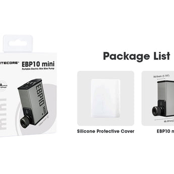 Nitecore EBP10 Mini Portable Electric Pump - 120psi Max - Uses Built-in 11.1V 2.55Wh Li-ion Battery Pack