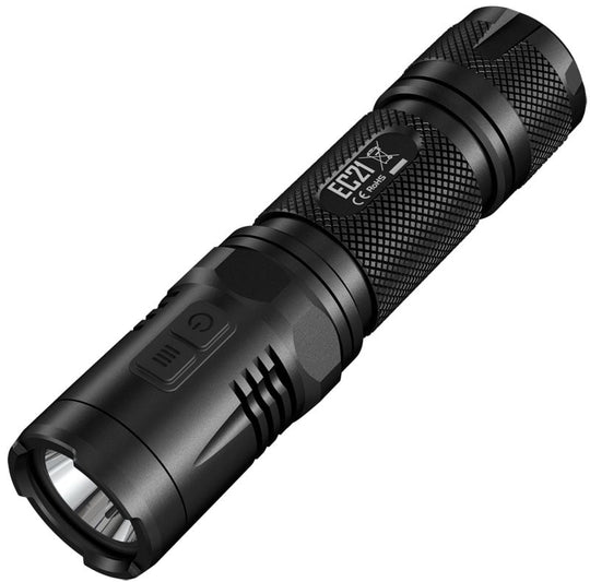 Nitecore EC21 LED Flashlight - CREE XP-G2 LED - 460 Lumens - Uses 1 x 18650 or 2 x CR123