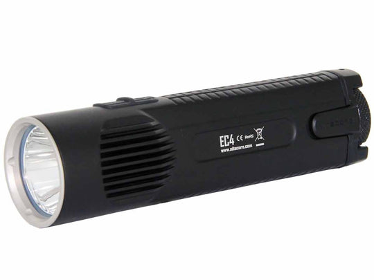 Nitecore Explorer EC4 Flashlight - CREE XM-L2 U2 LED - 1000 Lumens - Uses 2 x 18650s or 4 x CR123As