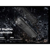 Nitecore EDC23 Saber USB-C Rechargeable LED Flashlight - 2500 Lumens - 2 x NiteLab UHi 25 - Uses Built-in 1500mAh Li-ion Battery Pack