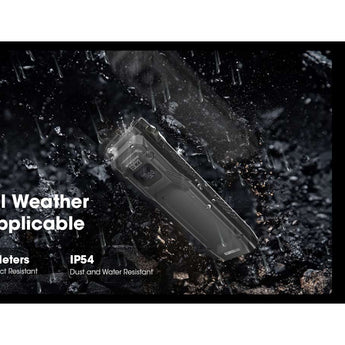 Nitecore EDC23 Saber USB-C Rechargeable LED Flashlight - 2500 Lumens - 2 x NiteLab UHi 25 - Uses Built-in 1500mAh Li-ion Battery Pack