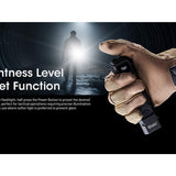 Nitecore EDC29 USB-C Rechargeable LED Flashlight - 6500 Lumens - 2 x NiteLab UHi 20 - Uses Built-in 2500mAh Li-ion Battery Pack