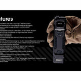 Nitecore EDC29 USB-C Rechargeable LED Flashlight - 6500 Lumens - 2 x NiteLab UHi 20 - Uses Built-in 2500mAh Li-ion Battery Pack