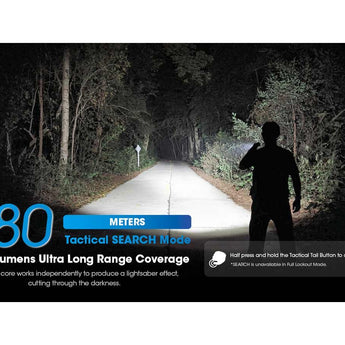 Nitecore EDC31 USB-C Rechargeable LED Flashlight - 3500 Lumens - NiteLab 9-Core UHi 20 - Uses Built-in 3800mAh Li-ion Battery