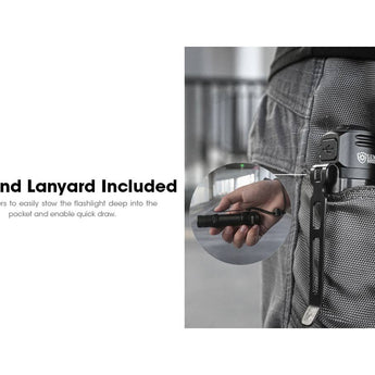 Nitecore EDC31 USB-C Rechargeable LED Flashlight - 3500 Lumens - NiteLab 9-Core UHi 20 - Uses Built-in 3800mAh Li-ion Battery