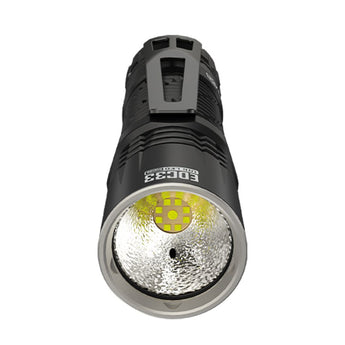 Nitecore EDC33 USB-C rechargeable Tactical LED Flashlight - NiteLab Uhi 20 MAX - 4000 Lumens - Uses Built-in 4000mAh Li-ion Battery Pack
