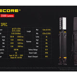 Nitecore FLS360 Rechargeable Field Lighting System and Optional Flight Case Kit - 22000 Lumens - CREE XM-L2 - Uses Built-in 600Wh Li-ion Battery Pack