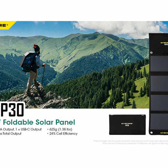 Nitecore FSP-30 30W Folding Solar Panel