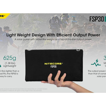 Nitecore FSP-30 30W Folding Solar Panel