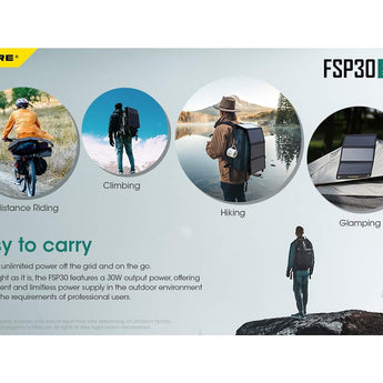 Nitecore FSP-30 30W Folding Solar Panel