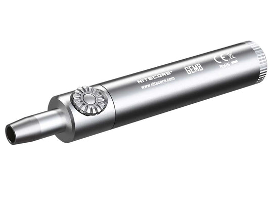 Nitecore GEM 8 Jeweler Light - CREE XP-L HI V3 LED - 500 Lumens - Uses 1 x 18650 or 2 x CR123A