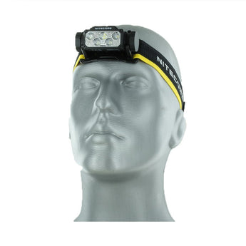 Nitecore HC60 UHE USB-C Rechargeable LED Headlamp - 1600 Lumens - 6 x NiteLab UHE LEDs - Includes 1 x 18650