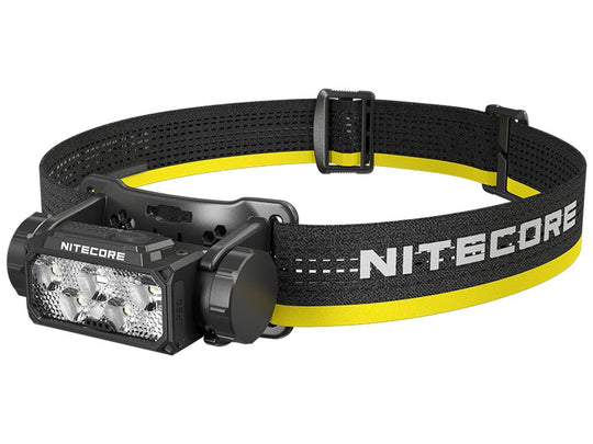 Nitecore HC60 UHE USB-C Rechargeable LED Headlamp - 1600 Lumens - 6 x NiteLab UHE LEDs - Includes 1 x 18650