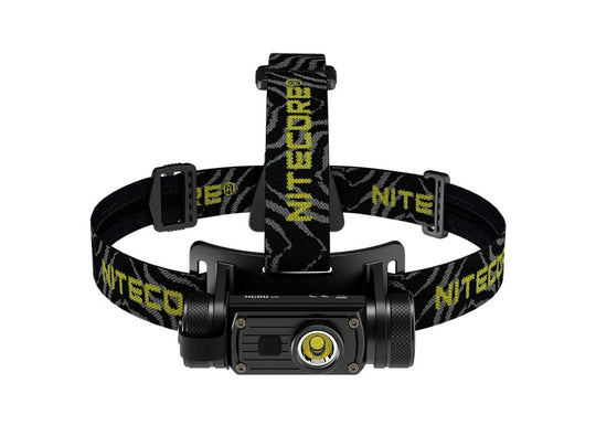Nitecore HC60-V2 USB Rechargeable Headlamp  - Uses 1 x 18650 (Included) or 2 x CR123As