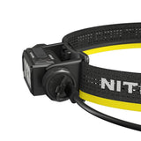 Nitecore HC65-UHE Rechargeable LED Flashlight - NiteLab UHE LED - 2000 Lumens - Uses NL1840HP 4000mAh 18650 Lithium-ion Battery - Black or Grey