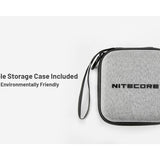 Nitecore HC65-UHE Rechargeable LED Flashlight - NiteLab UHE LED - 2000 Lumens - Uses NL1840HP 4000mAh 18650 Lithium-ion Battery - Black or Grey