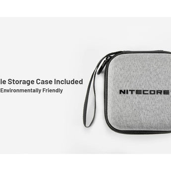 Nitecore HC65-UHE Rechargeable LED Flashlight - NiteLab UHE LED - 2000 Lumens - Uses NL1840HP 4000mAh 18650 Lithium-ion Battery - Black or Grey