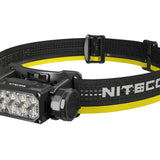Nitecore HC65-UHE Rechargeable LED Flashlight - NiteLab UHE LED - 2000 Lumens - Uses NL1840HP 4000mAh 18650 Lithium-ion Battery - Black or Grey