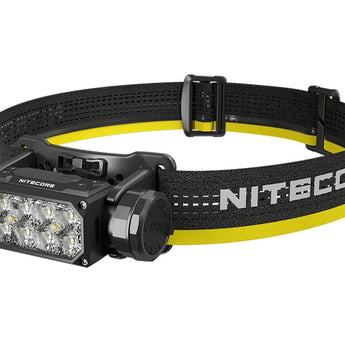 Nitecore HC65-UHE Rechargeable LED Flashlight - NiteLab UHE LED - 2000 Lumens - Uses NL1840HP 4000mAh 18650 Lithium-ion Battery - Black or Grey