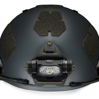 Nitecore HC65M-V2 USB-C Rechargeable Triple Output LED Helmet Light - Luminus SST-40-W - 1750 Lumens - Includes 1 x 18650