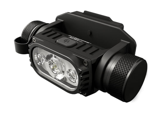 Nitecore HC65M-V2 USB-C Rechargeable Triple Output LED Helmet Light - Luminus SST-40-W - 1750 Lumens - Includes 1 x 18650