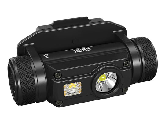 Nitecore HC65M Rechargeable Triple Output LED Helmet Light - CREE XM-L2 U2 - 1000 Lumens - Includes 1 x 18650