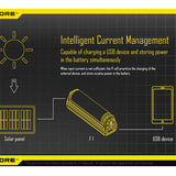 Nitecore Intellicharge F1 Smart Battery Charger for Li-ion, IMR Batteries