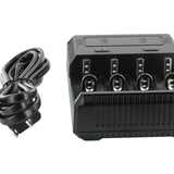 Nitecore Intellicharge i4 4 Channel Smart Charger for Li-ion, Ni-Cd, & NiMH Batteries - 2016 Edition