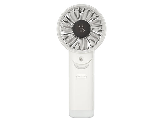 Nitecore Izz Cool 30 USB-C Rechargeable Handheld Misting Fan - Uses Built-in 3500mAh Li-ion Battery Pack - White or Blue