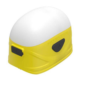 Nitecore LA30 Bi-Fuel Camping Lantern - 8 x CRI LEDs and 3 x Red LEDs - 250 Lumens - Includes Built-In 1800mAh Li-Ion Battery Pack - Yellow