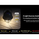 Nitecore LR40 USB-C Rechargeable LED Lantern - 100 Lumens - Uses Built-in 4000mAh Li-ion Battery Pack - in Army Green or White