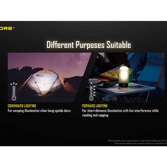 Nitecore LR60 USB-C Rechargeable LED Lantern - 280 Lumens - High CRI - Uses 2 x 21700