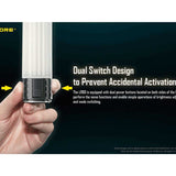 Nitecore LR60 USB-C Rechargeable LED Lantern - 280 Lumens - High CRI - Uses 2 x 21700