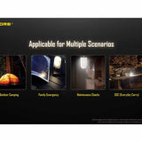 Nitecore LR60 USB-C Rechargeable LED Lantern - 280 Lumens - High CRI - Uses 2 x 21700