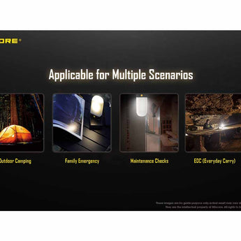 Nitecore LR60 USB-C Rechargeable LED Lantern - 280 Lumens - High CRI - Uses 2 x 21700