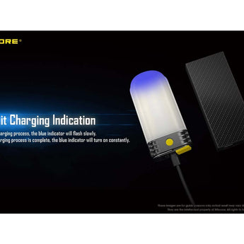 Nitecore LR60 USB-C Rechargeable LED Lantern - 280 Lumens - High CRI - Uses 2 x 21700