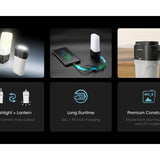 Nitecore LR70 USB-C Rechargeable LED Flashlight - 3000 Lumens - Luminus SST40 - Uses Built-in Li-ion Battery Pack