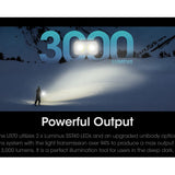 Nitecore LR70 USB-C Rechargeable LED Flashlight - 3000 Lumens - Luminus SST40 - Uses Built-in Li-ion Battery Pack