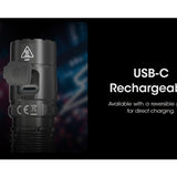 Nitecore MH12 Pro USB-C Rechargeable LED Flashlight - 3300 Lumens - Uhi 40 LED - Includes 1 x 21700