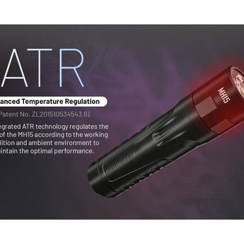 Nitecore MH15 USB-C Rechargeable Power Bank LED Flashlight - 2000 Lumens - Luminus SST40 - Uses Built-in 5000mAh Li-ion Battery Pack