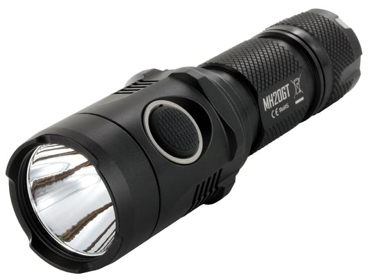 Nitecore Multitask Hybrid MH20GT USB Rechargeable Palm-Sized Spotlight - CREE XP-L HI V3 LED - 1000 Lumens - Uses 1 x 18650 or 2 x CR123As