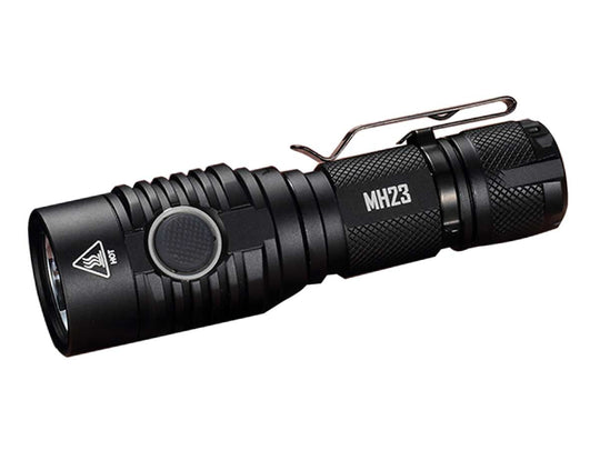 Nitecore MH23 Rechargeable LED Flashlight - CREE XHP35 HD - 1800 Lumens - Uses 1 x IMR 18650 or 2 x CR123A