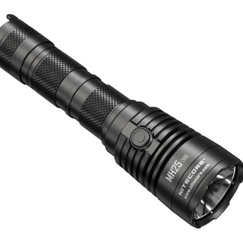 Nitecore MH25-V2 Dual Fuel Long Range USB-C Rechargeable LED Flashlight - 1300 Lumens - Includes 1 x 21700