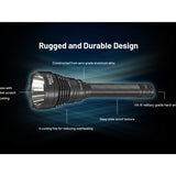 Nitecore MH40 Pro LED Flashlight - 3500 Lumens - NiteLab Uhi 40 Max - Includes 1 x NBP100R Li-ion Battery Pack